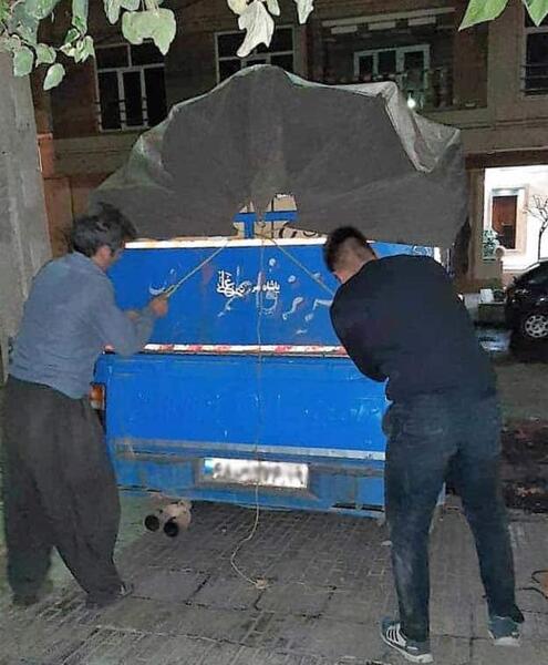 عکس نیسان چادر دار
