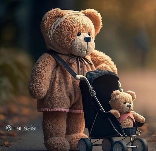 عکس پروفایل دخترونه خرسی زیبا