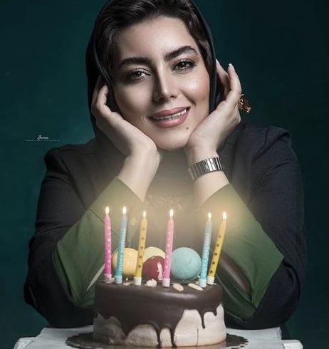 عکس کیک تولد دخترانه رنگی رنگی