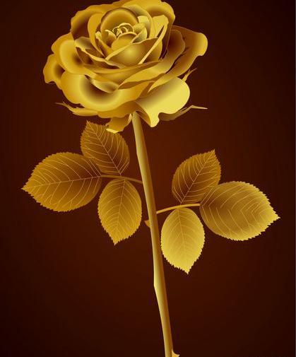 عکس گل طلایی برای پروفایل