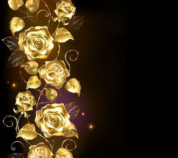 عکس گل طلایی برای پروفایل