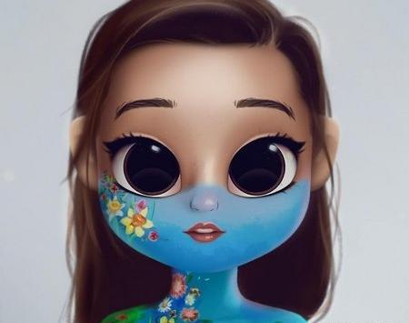 کیوت فانتزی عکس پروفایل عروسکی بامزه