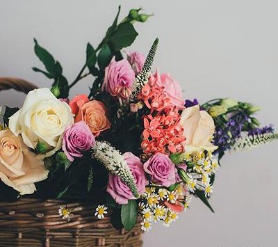 عکس سبد گل زیبا برای پروفایل