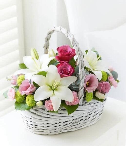 عکس سبد گل زیبا برای پروفایل