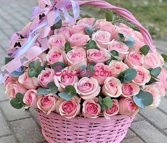 عکس سبد گل زیبا برای پروفایل