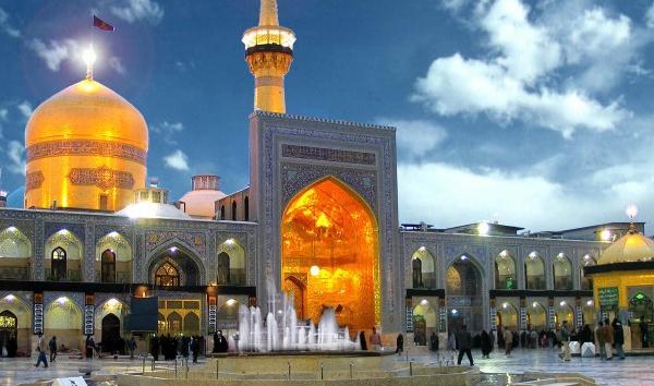 عکس حرم امام رضا در سال ۱۵۰۰