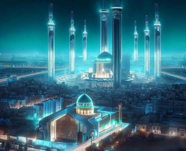 عکس حرم امام رضا در سال ۱۵۰۰