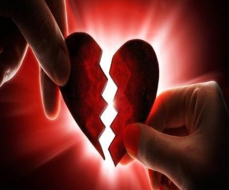 عکس قلب خونی و شکسته
