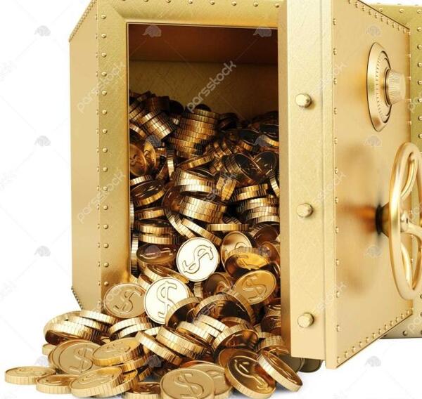 عکس گاوصندوق پول