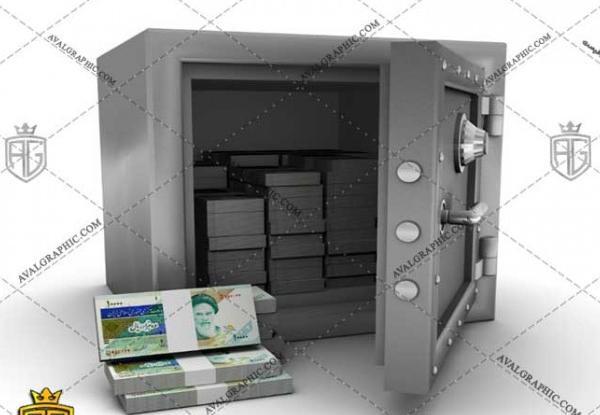 عکس گاوصندوق پول