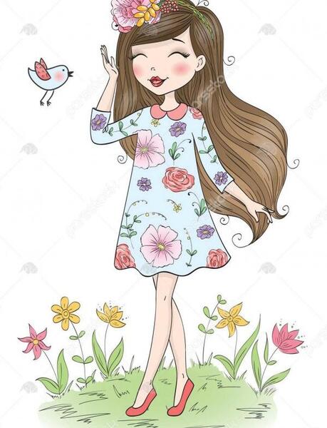 عکس گل کارتونی برای پروفایل