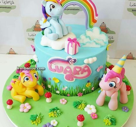 عکس کیک تولد دخترانه خیلی قشنگ