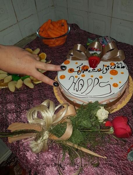 عکس کیک تولد دخترانه فیک