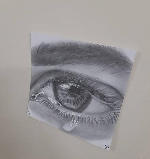 عکس پروفایل چشم اشکی