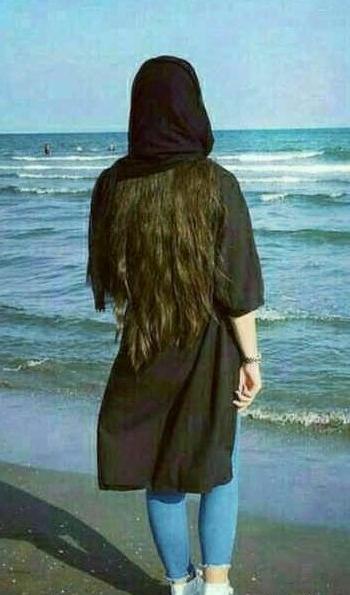 عکس پروفایل دخترونه باحجاب از پشت سر