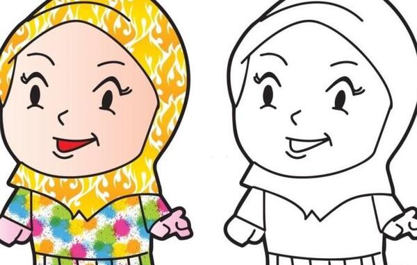 عکس پروفایل دخترونه با حجاب کودکانه