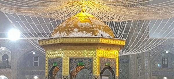 عکس پروفایل حرم امام رضا برفی