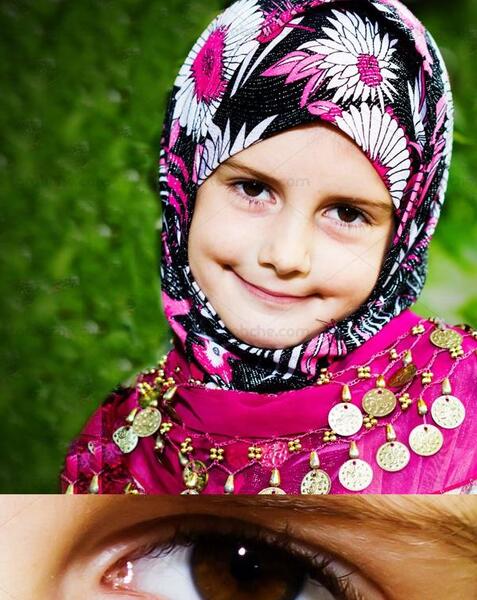 پروفایل عکس دختر بچه چادری ناز