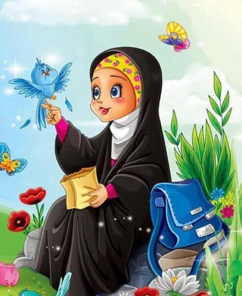 پروفایل عکس دختر بچه چادری ناز