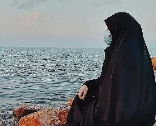 عکس پروفایل حجاب زهرایی با متن