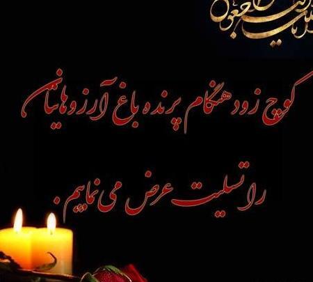عکس پروفایل تسلیت برای جوان