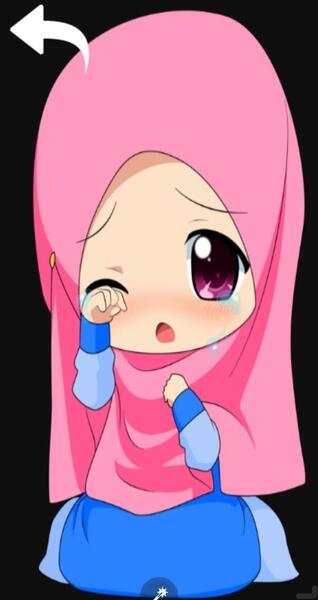 عکس پروفایل حجابی کارتونی
