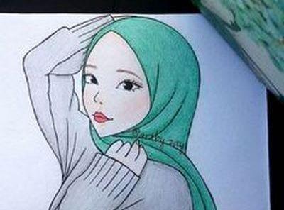 عکس پروفایل حجاب کارتونی