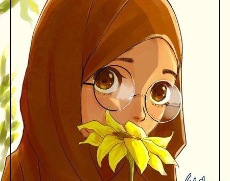 عکس پروفایل حجاب کارتونی