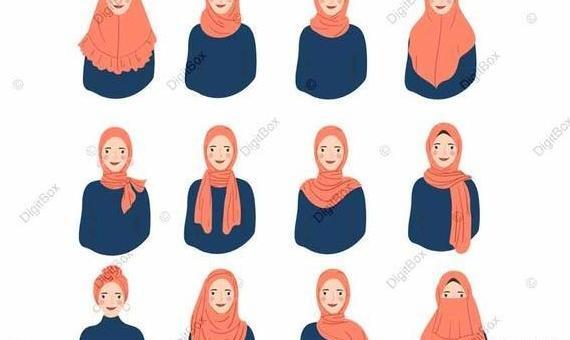عکس دختر باحجاب برای پروفایل کارتونی