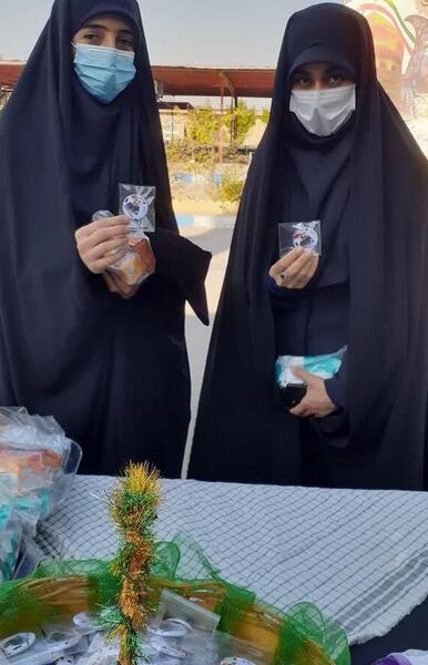 عکس پروفایل دختر چادری کنار حرم امام رضا