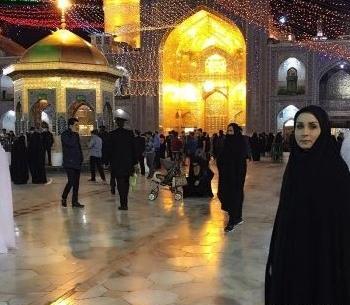 عکس پروفایل چادری در حرم امام رضا