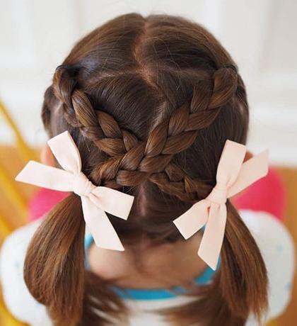 عکس مدل مو بچه گانه دخترانه برای عروسی