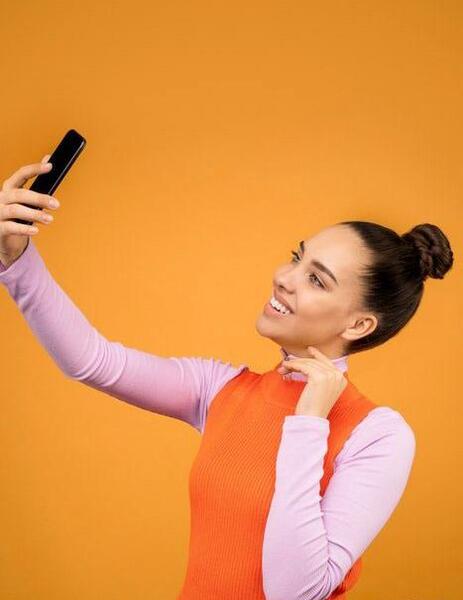 ایده برای ژست عکس سلفی