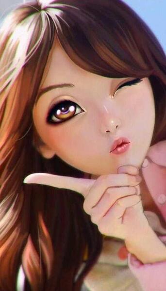 شیک عروسکی عکس پروفایل کارتونی دخترانه