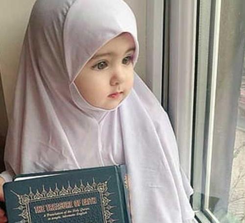 عکس پروفایل دخترانه بچه گانه با حجاب