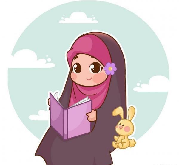 عکس پروفایل کودکانه دخترانه با حجاب