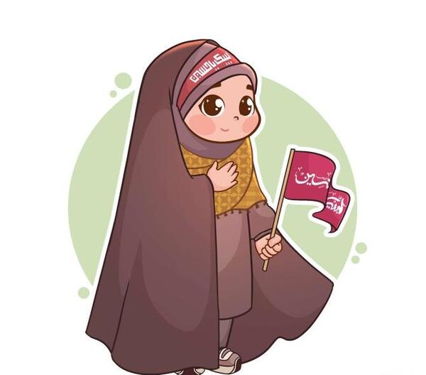 عکس پروفایل کودکانه دخترانه با حجاب