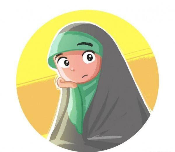 عکس پروفایل کودکانه دخترانه با حجاب