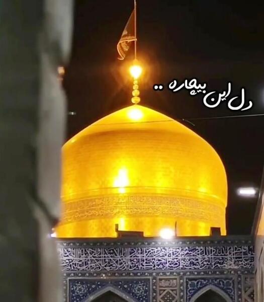 عکس پروفایل دلتنگی حرم امام رضا