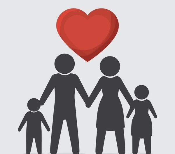 عکس نوشته پروفایل خانواده چهار نفره