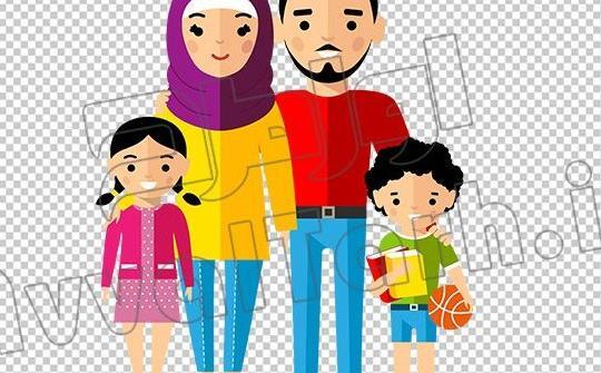 عکس نوشته پروفایل خانواده چهار نفره
