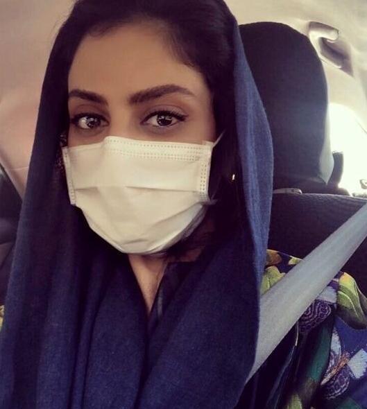 عکس پروفایل دختر با حجاب ماسک زده