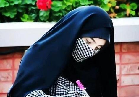 عکس پروفایل دختر با حجاب ماسک زده