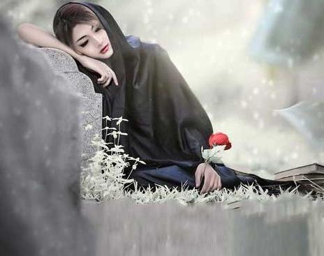 عکس پروفایل تنهایی زن