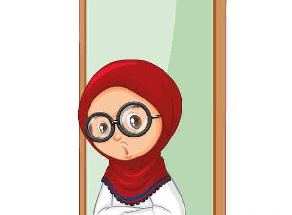 عکس پروفایل دختر با حجاب چادری کارتونی