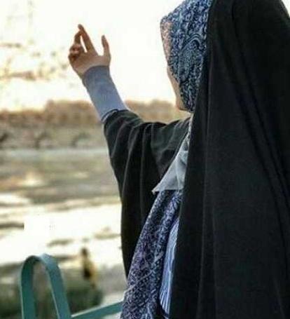 عکس پروفایل دخترونه با حجاب نیم رخ