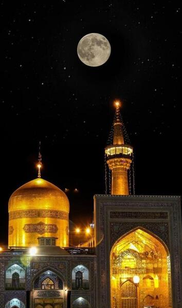 عکس پروفایل از حرم امام رضا ع