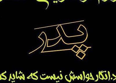 عکس پروفایل برای روز پدر از دست رفته
