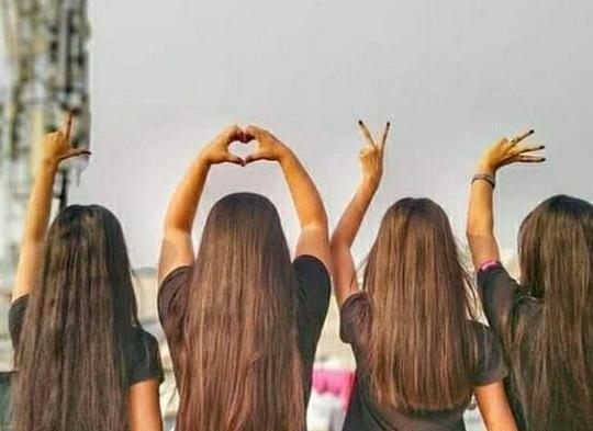 عکس چهار نفره دخترانه برای پروفایل