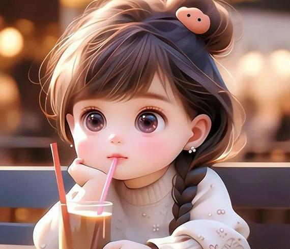 عکس پروفایل بچه گانه بامزه عروسکی